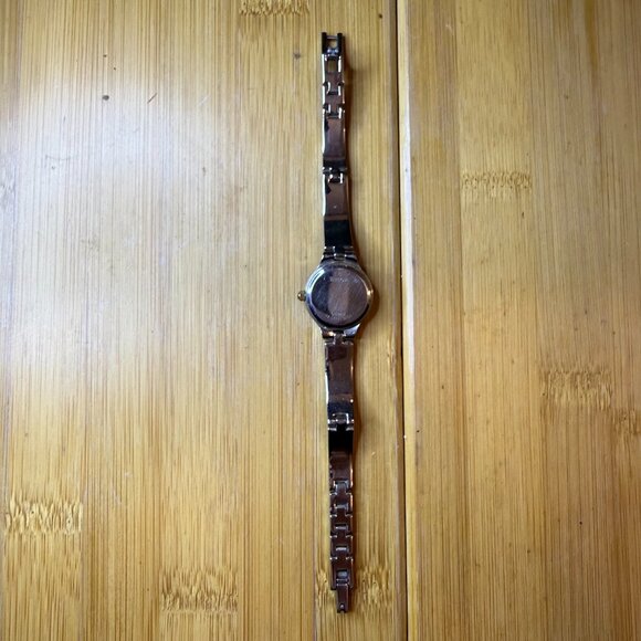 Caravelle by Bulova Ladies' Petite Minimalist Watch Gold/Silver C869852, 20mm - Picture 4 of 5